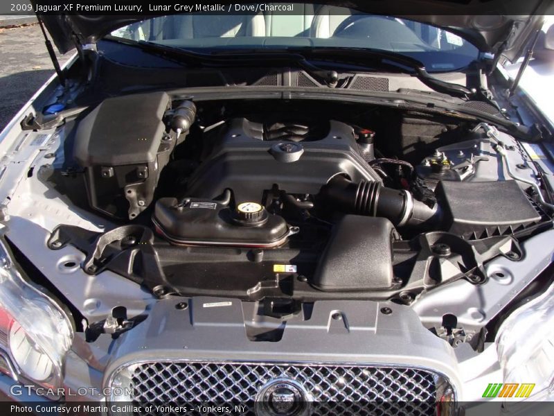 Lunar Grey Metallic / Dove/Charcoal 2009 Jaguar XF Premium Luxury
