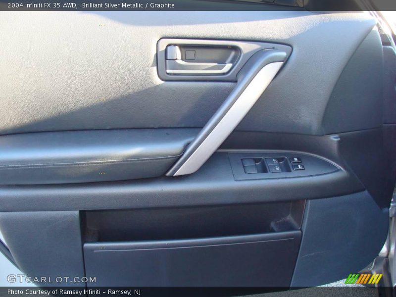 Brilliant Silver Metallic / Graphite 2004 Infiniti FX 35 AWD