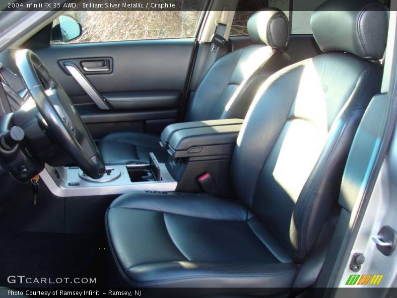 Brilliant Silver Metallic / Graphite 2004 Infiniti FX 35 AWD
