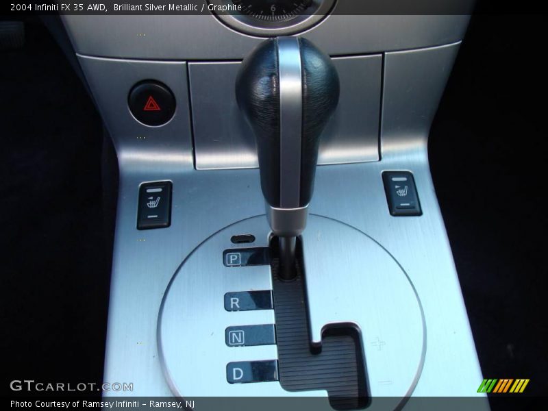 Brilliant Silver Metallic / Graphite 2004 Infiniti FX 35 AWD