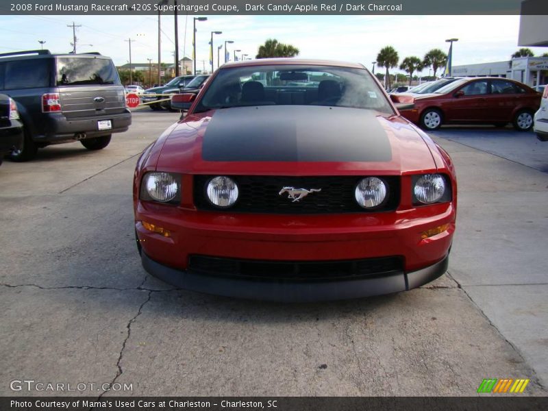 Dark Candy Apple Red / Dark Charcoal 2008 Ford Mustang Racecraft 420S Supercharged Coupe