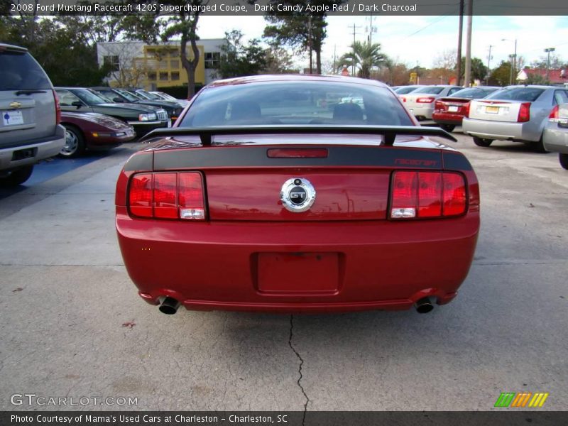 Dark Candy Apple Red / Dark Charcoal 2008 Ford Mustang Racecraft 420S Supercharged Coupe