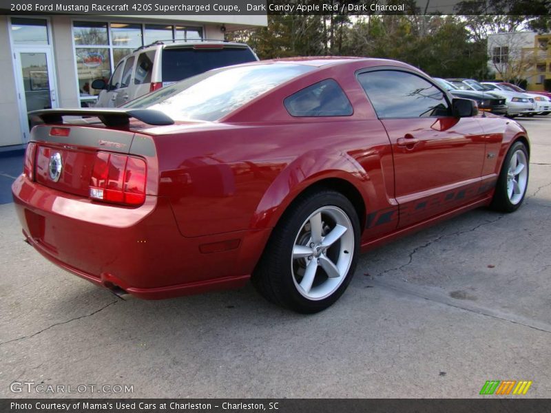Dark candy apple red ford mustang #1