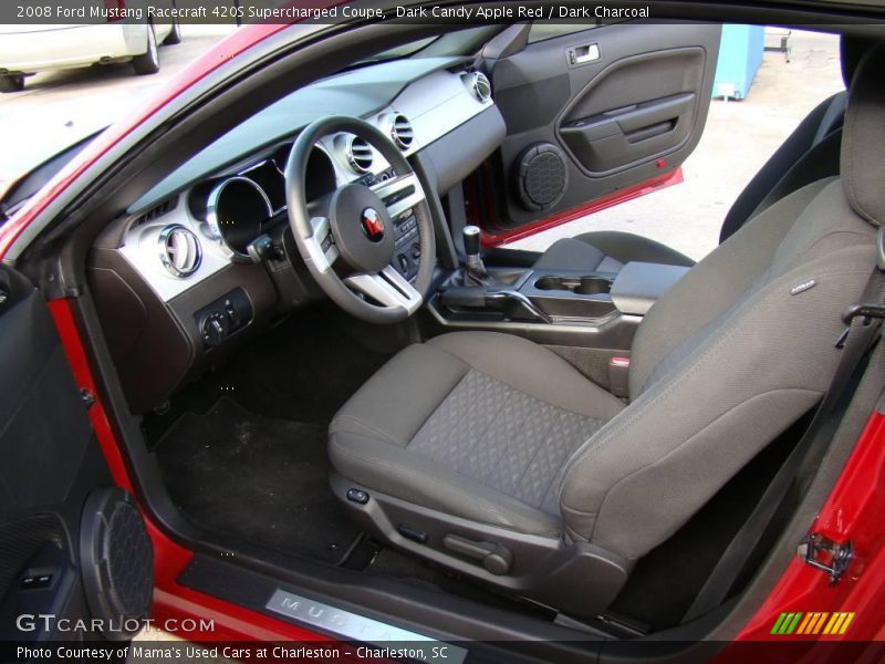 Dark Candy Apple Red / Dark Charcoal 2008 Ford Mustang Racecraft 420S Supercharged Coupe