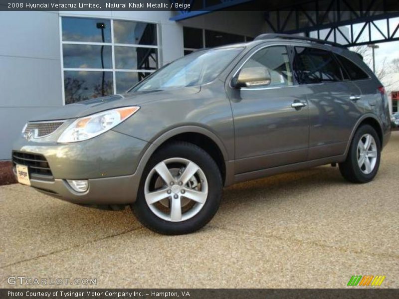 Natural Khaki Metallic / Beige 2008 Hyundai Veracruz Limited