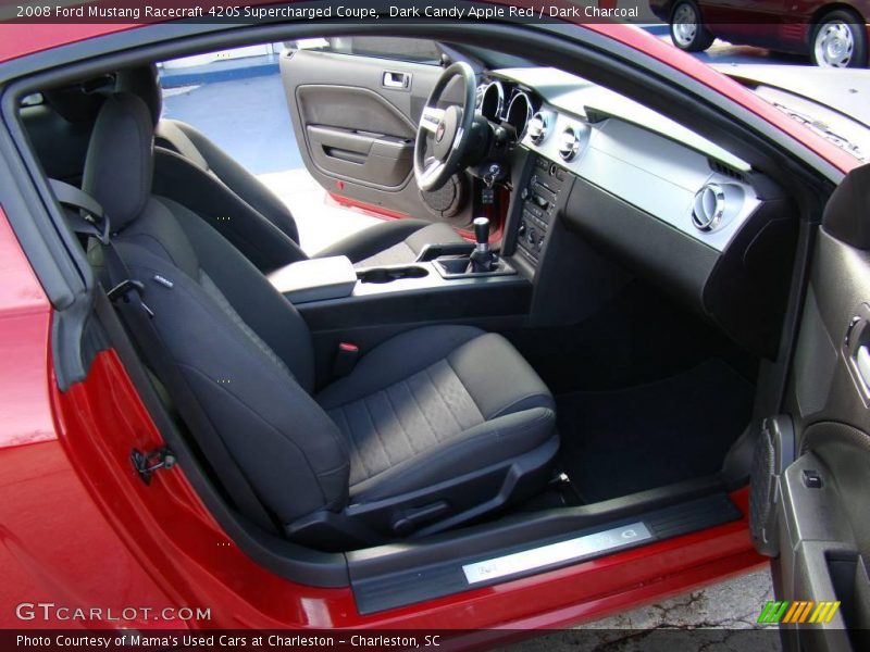 Dark Candy Apple Red / Dark Charcoal 2008 Ford Mustang Racecraft 420S Supercharged Coupe