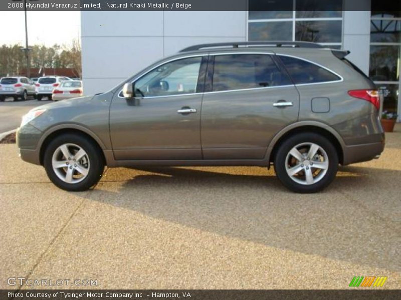 Natural Khaki Metallic / Beige 2008 Hyundai Veracruz Limited