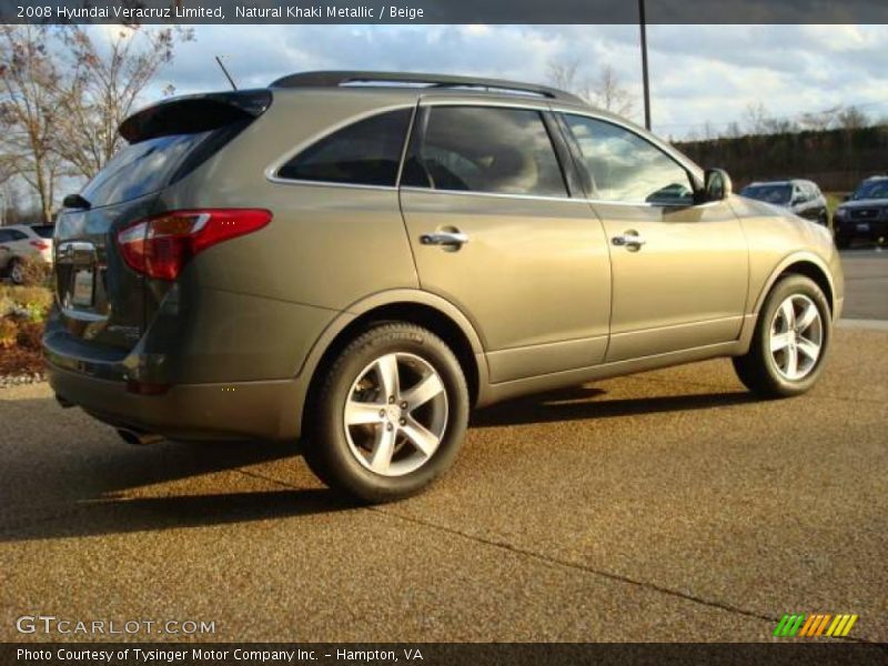 Natural Khaki Metallic / Beige 2008 Hyundai Veracruz Limited