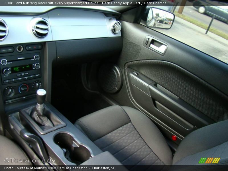 Dark Candy Apple Red / Dark Charcoal 2008 Ford Mustang Racecraft 420S Supercharged Coupe