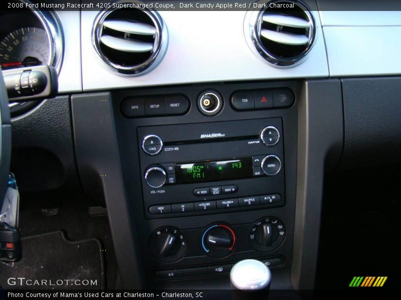 Dark Candy Apple Red / Dark Charcoal 2008 Ford Mustang Racecraft 420S Supercharged Coupe