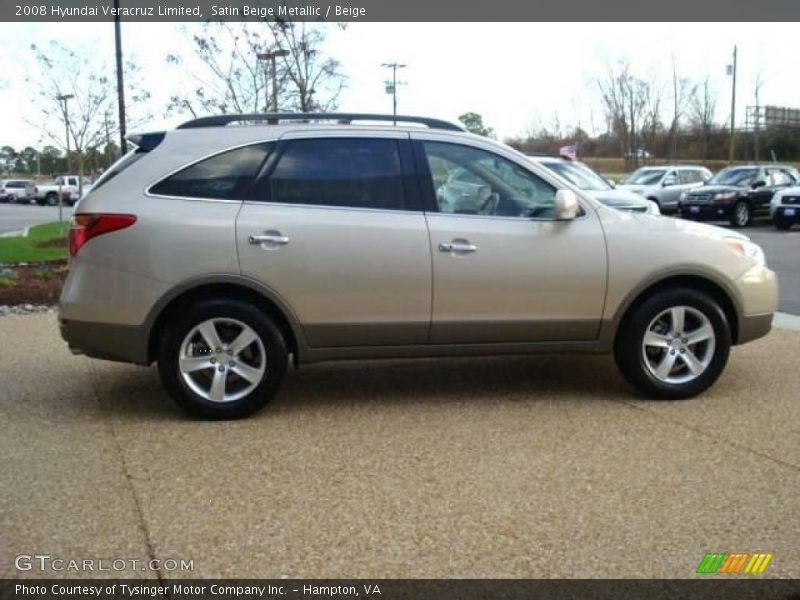 Satin Beige Metallic / Beige 2008 Hyundai Veracruz Limited