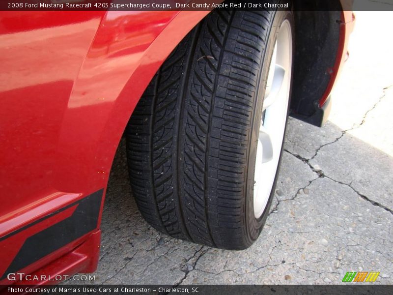 Dark Candy Apple Red / Dark Charcoal 2008 Ford Mustang Racecraft 420S Supercharged Coupe