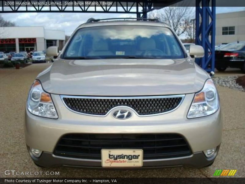 Satin Beige Metallic / Beige 2008 Hyundai Veracruz Limited