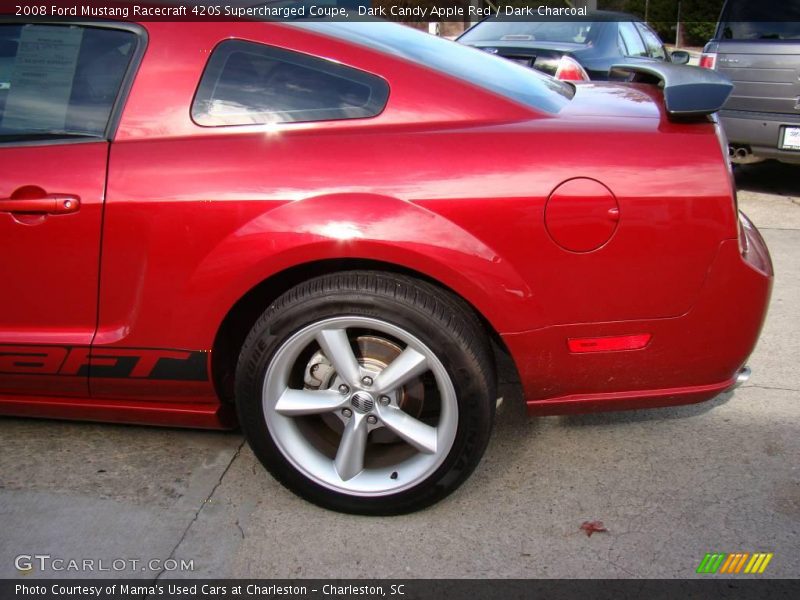 Dark Candy Apple Red / Dark Charcoal 2008 Ford Mustang Racecraft 420S Supercharged Coupe