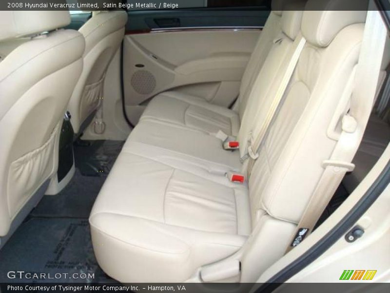 Satin Beige Metallic / Beige 2008 Hyundai Veracruz Limited