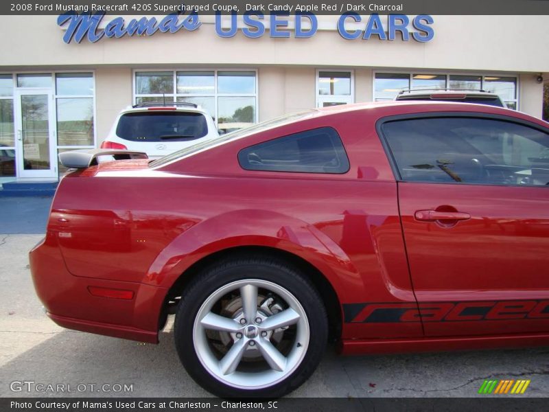 Dark Candy Apple Red / Dark Charcoal 2008 Ford Mustang Racecraft 420S Supercharged Coupe