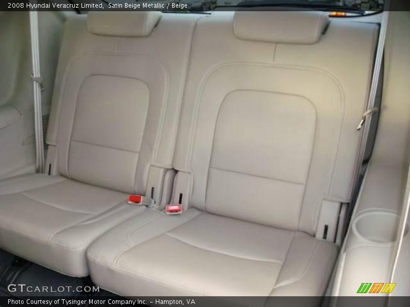 Satin Beige Metallic / Beige 2008 Hyundai Veracruz Limited