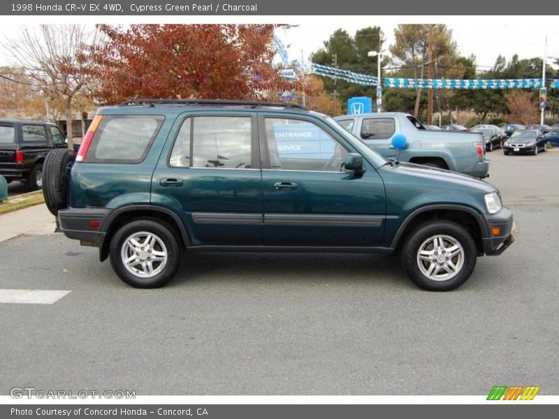 Cypress Green Pearl / Charcoal 1998 Honda CR-V EX 4WD