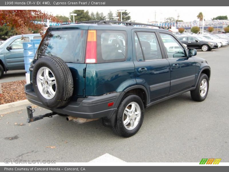 Cypress Green Pearl / Charcoal 1998 Honda CR-V EX 4WD