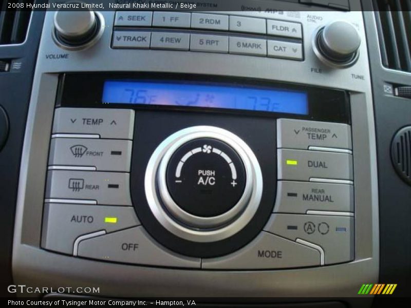 Natural Khaki Metallic / Beige 2008 Hyundai Veracruz Limited