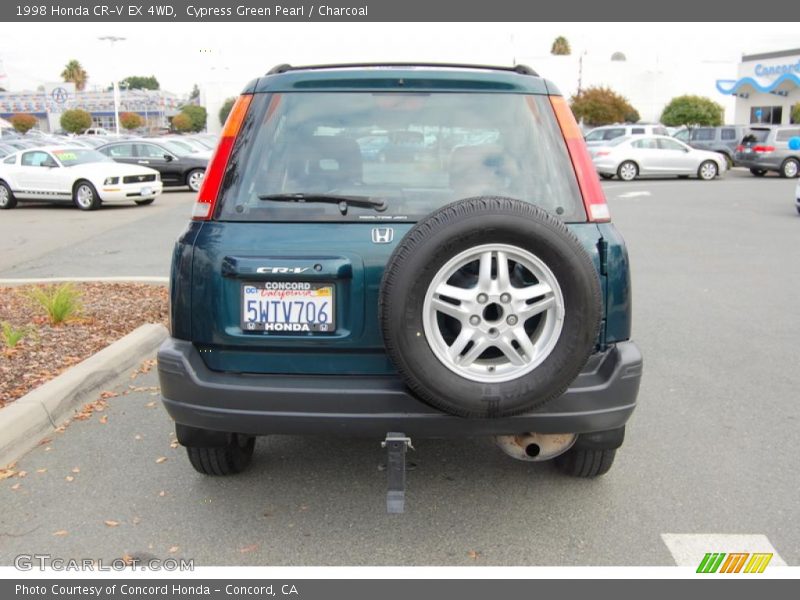Cypress Green Pearl / Charcoal 1998 Honda CR-V EX 4WD