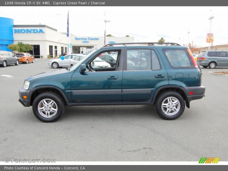 Cypress Green Pearl / Charcoal 1998 Honda CR-V EX 4WD