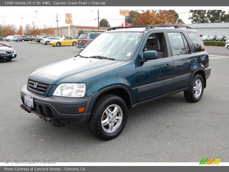 Cypress Green Pearl / Charcoal 1998 Honda CR-V EX 4WD