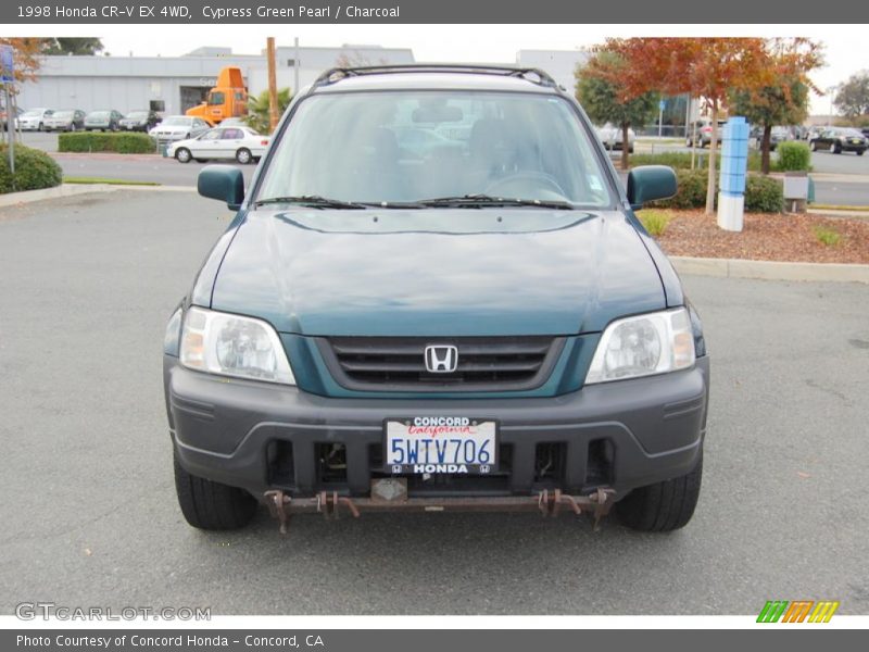 Cypress Green Pearl / Charcoal 1998 Honda CR-V EX 4WD