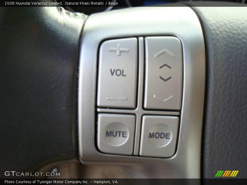 Natural Khaki Metallic / Beige 2008 Hyundai Veracruz Limited