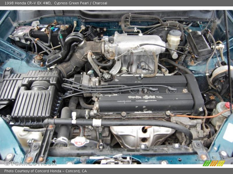 Cypress Green Pearl / Charcoal 1998 Honda CR-V EX 4WD
