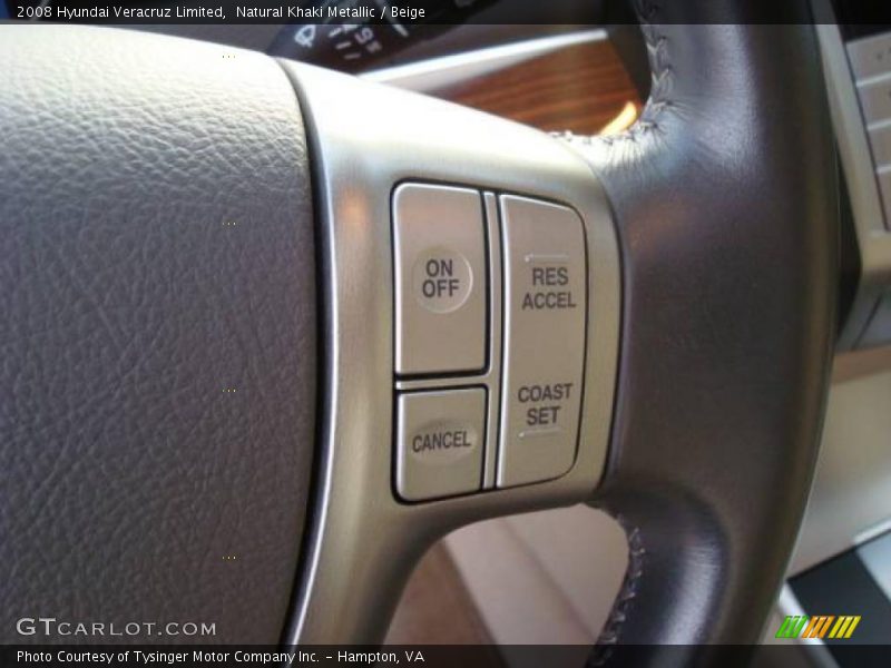 Natural Khaki Metallic / Beige 2008 Hyundai Veracruz Limited