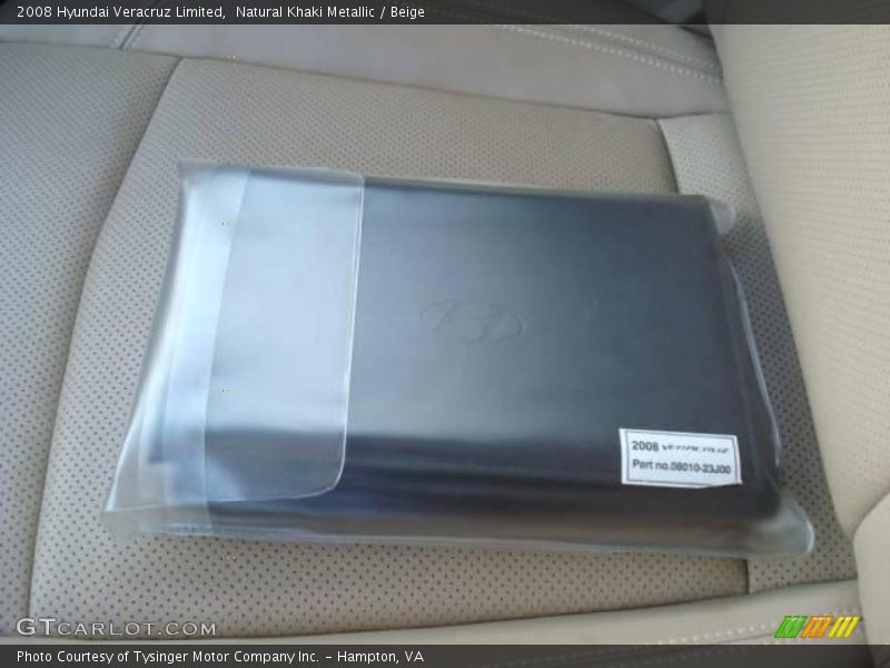 Natural Khaki Metallic / Beige 2008 Hyundai Veracruz Limited