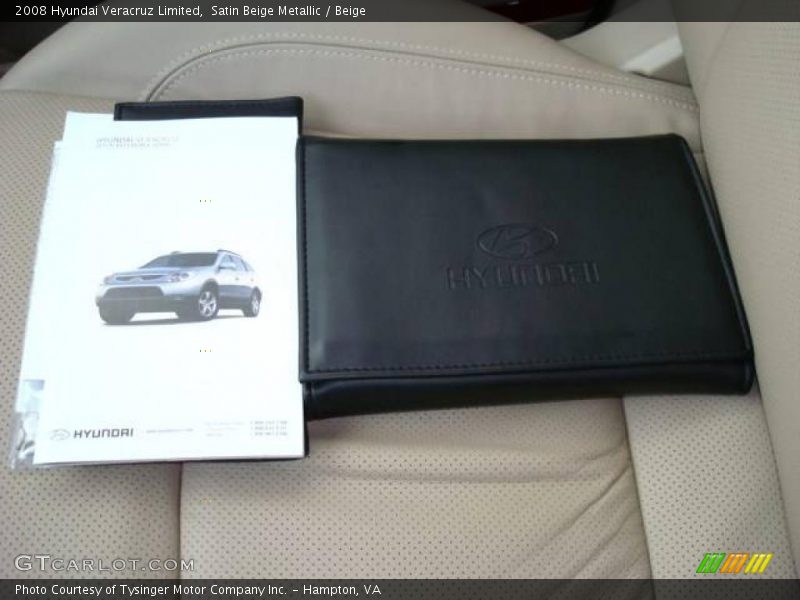 Satin Beige Metallic / Beige 2008 Hyundai Veracruz Limited