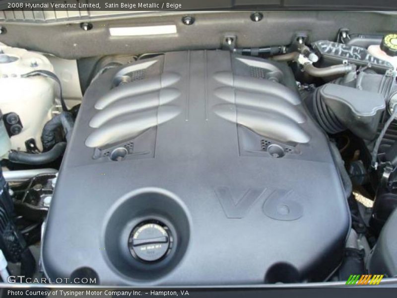 Satin Beige Metallic / Beige 2008 Hyundai Veracruz Limited