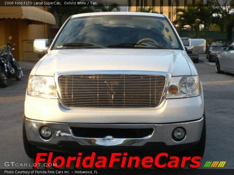 Oxford White / Tan 2006 Ford F150 Lariat SuperCab