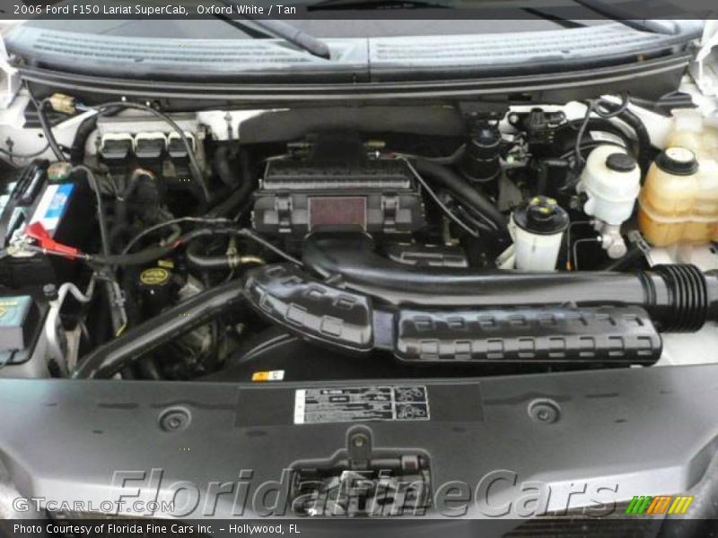 Oxford White / Tan 2006 Ford F150 Lariat SuperCab