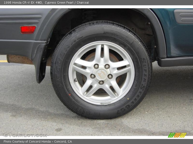 Cypress Green Pearl / Charcoal 1998 Honda CR-V EX 4WD