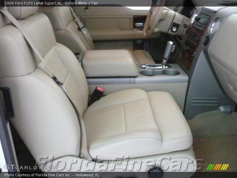 Oxford White / Tan 2006 Ford F150 Lariat SuperCab