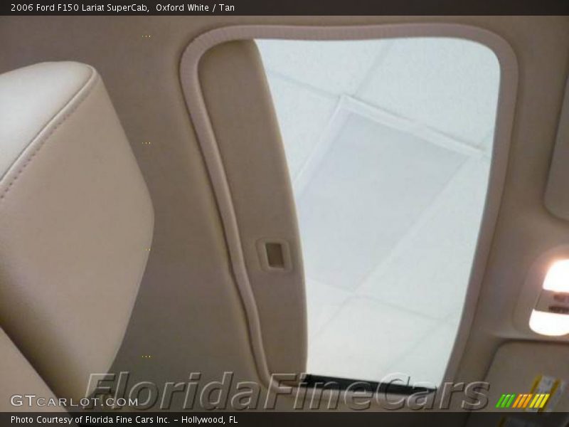 Oxford White / Tan 2006 Ford F150 Lariat SuperCab