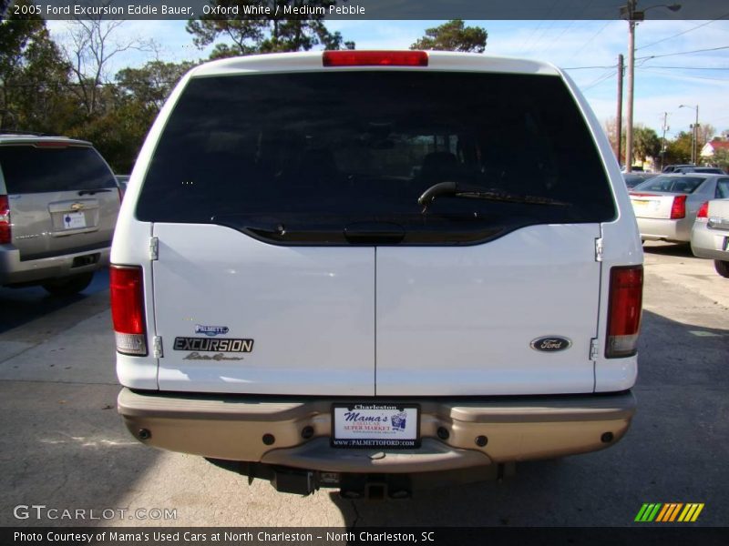 Oxford White / Medium Pebble 2005 Ford Excursion Eddie Bauer