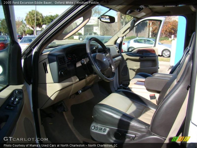 Oxford White / Medium Pebble 2005 Ford Excursion Eddie Bauer