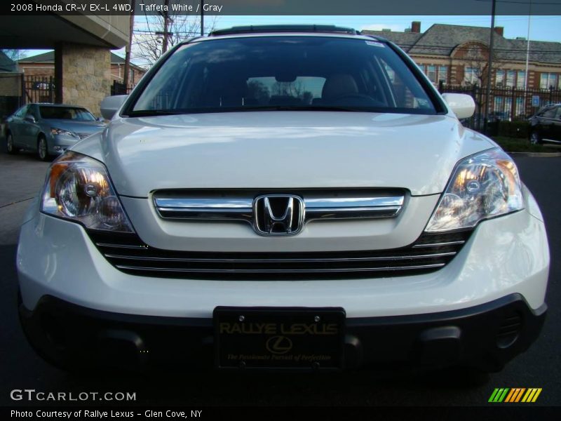 Taffeta White / Gray 2008 Honda CR-V EX-L 4WD