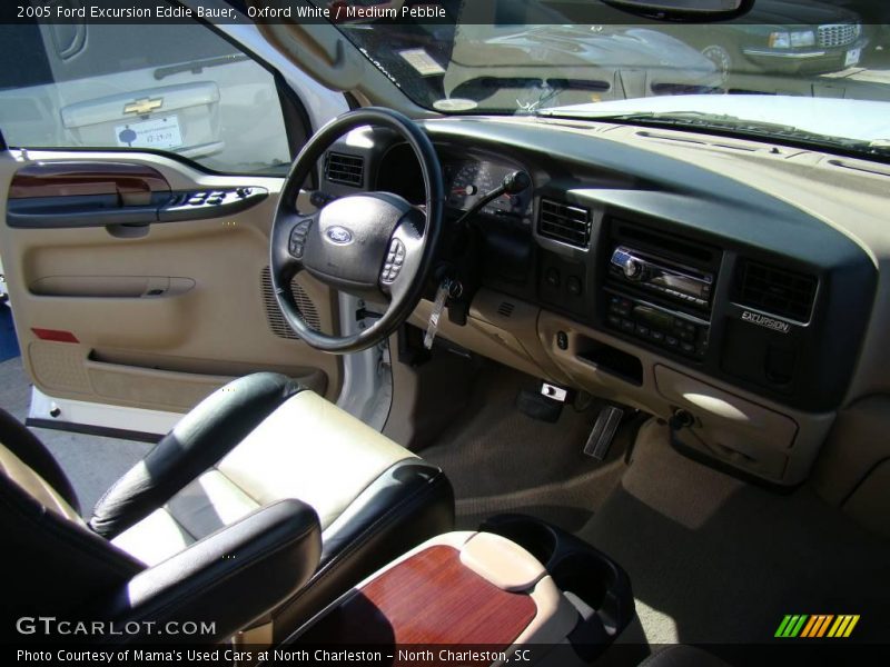 Oxford White / Medium Pebble 2005 Ford Excursion Eddie Bauer
