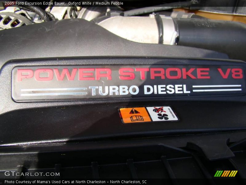 Oxford White / Medium Pebble 2005 Ford Excursion Eddie Bauer