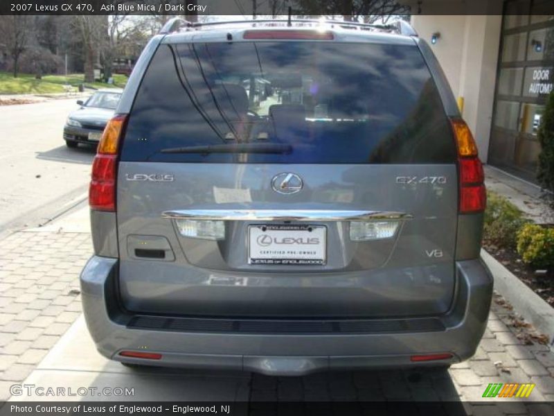 Ash Blue Mica / Dark Gray 2007 Lexus GX 470