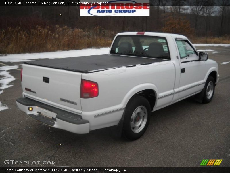 Summit White / Graphite 1999 GMC Sonoma SLS Regular Cab