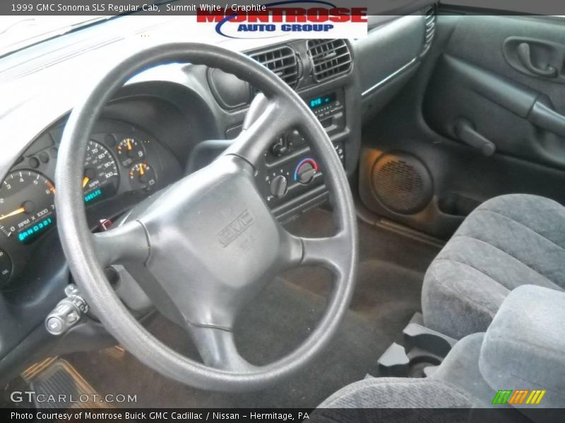 Summit White / Graphite 1999 GMC Sonoma SLS Regular Cab