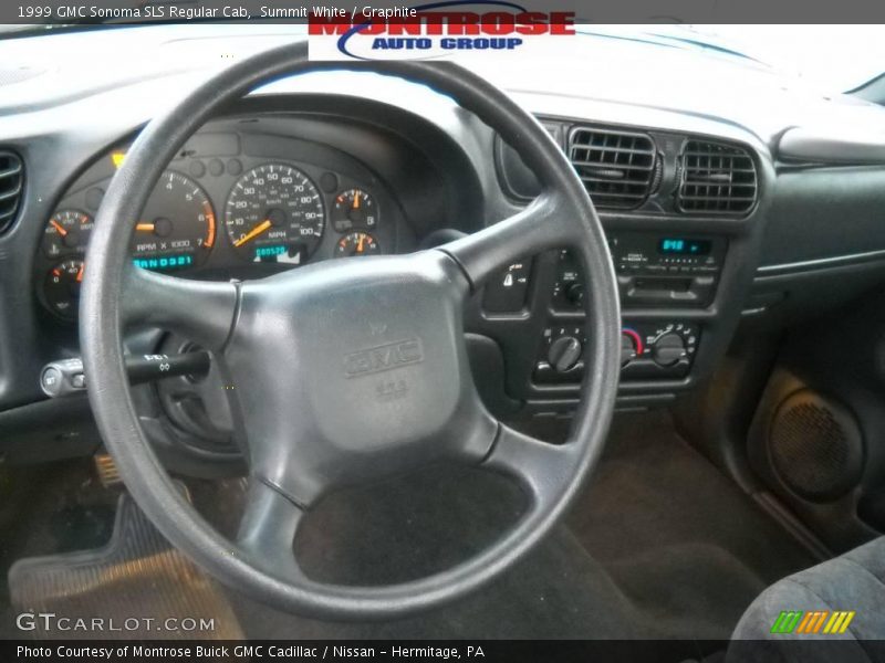 Summit White / Graphite 1999 GMC Sonoma SLS Regular Cab