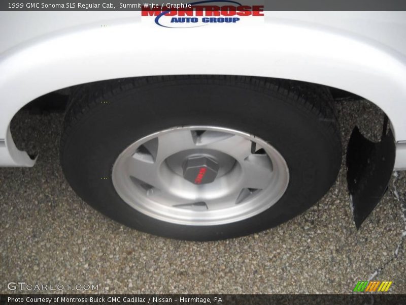 Summit White / Graphite 1999 GMC Sonoma SLS Regular Cab