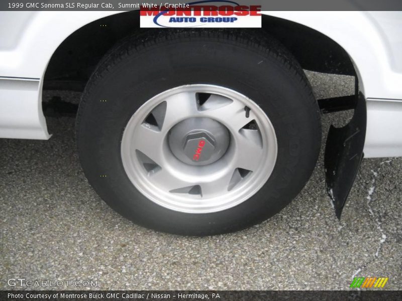 Summit White / Graphite 1999 GMC Sonoma SLS Regular Cab